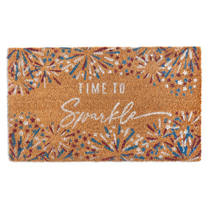 Time to Sparkle Doormat  | 4th of July Americana Doormat