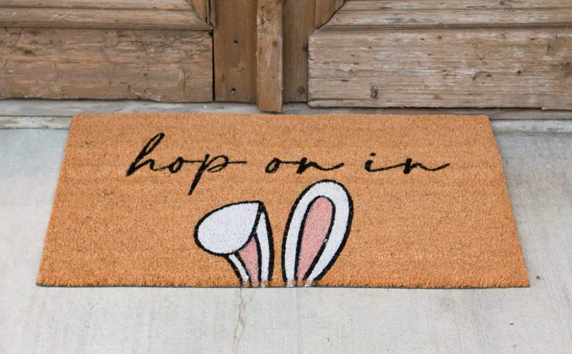 Hope On In Doormat | Easter Coir Doormat