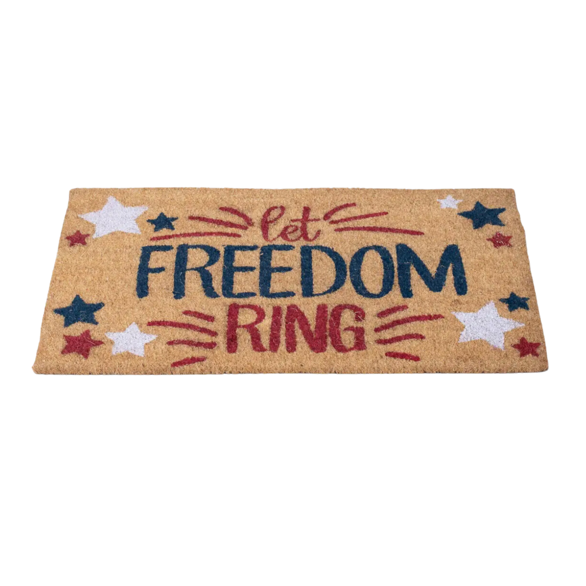 Let Freedom Ring Coir Doormat | 4th of July Americana Doormat