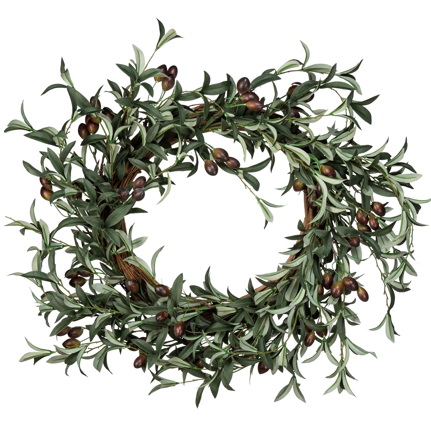Olive Branch Wreath - Modern 26" Everyday Wreath for Front Door