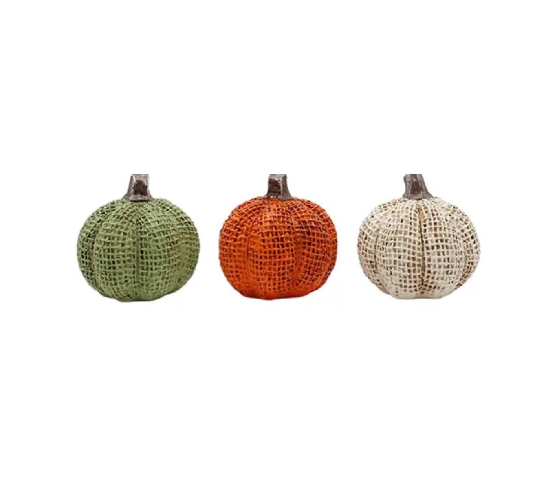 Autumn In The Air Resin Pumpkins | 3 Colors Pumpkin Set