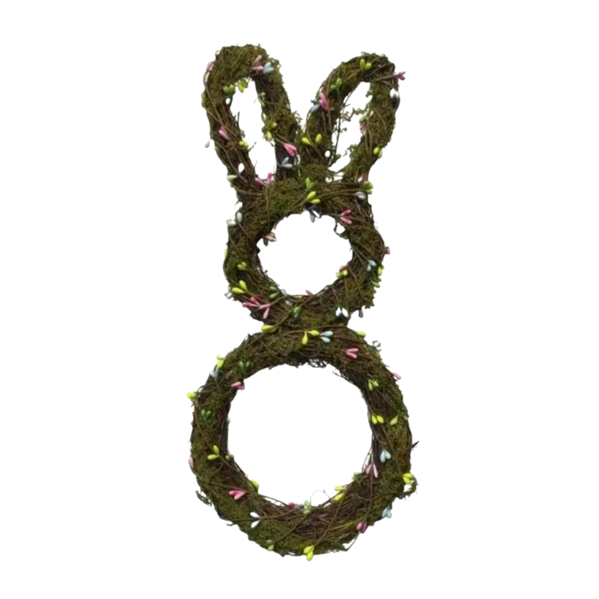 Blooming Berry Bunny Wreath 20.5"
