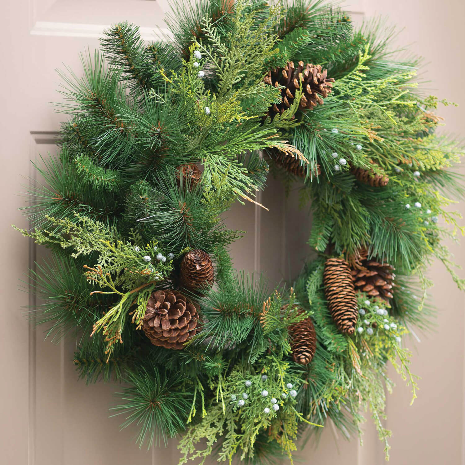 Classic Holiday Pine Wreath